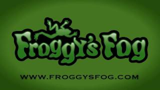 FROGGYS FOG  Froggys Flakes Snow Machine Fluid [upl. by Dranreb407]