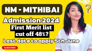 MITHIBAI NM UPG 2024 ADMISSION CLOSING SOONIMPORTANT NOTICE amp DATES ADMISISON SCHEDULE [upl. by Ardnoid]