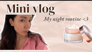 Mini vlog GRWM to sleep Skincare [upl. by Walli]