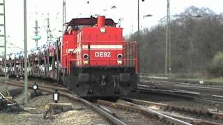 Trains in the marshalling yard Cologne  Gremberg [upl. by Ratep]