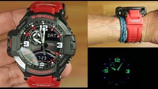 Casio Gshock Gravity Master GA10004B Red edition  Unboxing [upl. by Ynnaf11]