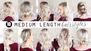 TEN Medium Length Hairstyles  Twist Me Pretty [upl. by Karil]