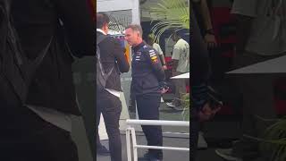 Christian Horner went to speak with Liam Lawson after his race at Mexico 2024 [upl. by Aseeram869]