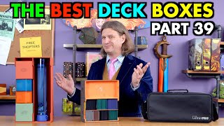 The Best Deck Boxes 39  Ultimate Guard Omnihive Ultra Pro Deluxe Trove Gamegenic Games Lair 600 [upl. by Bittner162]