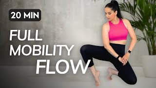 20 Min Full Body Flow Stretch amp Movement [upl. by Minor]