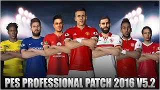 Professionals Patch 52 PES 2016 PC DOWNLOAD [upl. by Anaehs]