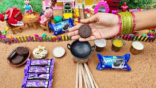 Miniature Oreo Biscuits Chocolate Cakes  Dairy Milk Chocolate Cake Oreo Biscuit Chocolate Pancakes [upl. by Ahsert]