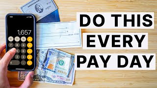 Do This EVERY Time You Get Paid Paycheck Routine [upl. by Doniv328]