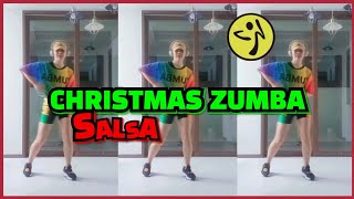 🎄CHRISTMAS ZUMBA🎄  FELIZ NAVIDAD  SALSA VER  CHOREO  JENNIE X ZUMBA [upl. by Tristan]