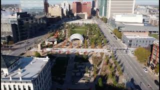 Downtown Omaha Nebraska Drone View omaha nebraska dronevideo [upl. by Lancey]