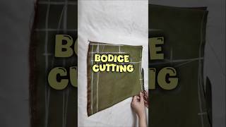 Bodice cutting upper part cutting part 3 [upl. by Kezer]