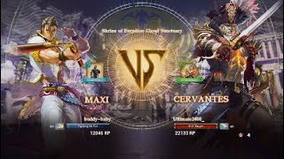 Soul Calibur 6 Ranked Match 258 buddybaby VS Cervantes [upl. by Anwadal274]