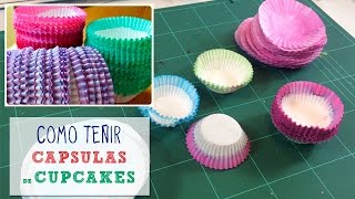 Cómo teñir cápsulas de cupcakes [upl. by Mukund686]