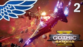 BATTLEFLEET GOTHIC ARMADA 2  Elder Nemesis Part 9  Imperial Campaign BFGA2 Lets Play Gameplay [upl. by Gnet]