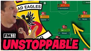 THIS TACTIC IS UNSTOPPABLE FM23 EAGLES EP26 [upl. by Ihn351]