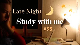 1Hour Study with Me Late Night 🌙  Lofi study music 🎵  Pomodoro 255  Study Motivation Quotes ✨ [upl. by Valerlan216]