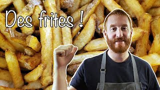 La recette des FRITES Parfaites 🥔 [upl. by Zendah]