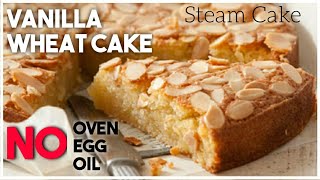 Cake RecipeVanilla Bread cake without ovenSteamed cakeEggless cakeHomemade Xmas cakeBread cake [upl. by Ainimre]