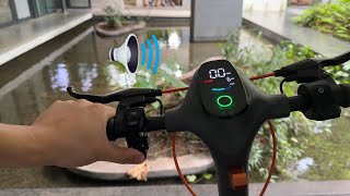 This Electric Scooter Has A Fingerprint Scanner 😮 [upl. by Brigham]