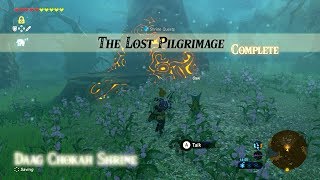 Zelda BOTW 54120 The Lost Pilgrimage  Daag Chokah Shrine Korok Shrine [upl. by Alroi]