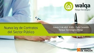 Nueva Ley de Contratos del sector público Gobierno de Aragón [upl. by Nixie]