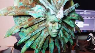 Corroding Brass  Verdigris Patination Techniques [upl. by Etselec]