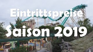 EUROPA PARK Eintrittspreise 2019 bekannt [upl. by Nnairam]