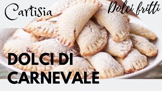 Ravioli Dolci di Carnevale con ripieno di Ricotta e Fondente [upl. by Joan]