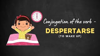 Conjugation for the Reflexive Verb  DESPERTARSE to wake up shorts learnspanish spanishlessons [upl. by Namrehs332]