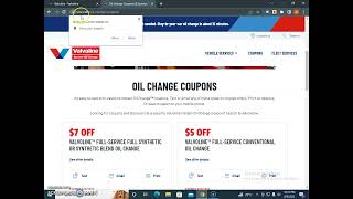 Valvoline coupons  Valvoline oil change coupon up to 7 OFF [upl. by Krusche625]