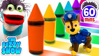 Fizzy amp Phoebe Paw Patrol Rescue Missions With Slime Lunchboxes amp More  Long Compilation For Kids [upl. by Enilrac]