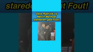 😳🥊 Dave Roelvink vs Melvin Manhoef staredown gaat fout Boxing Influencers boxing [upl. by Lowis]