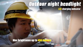 Outdoor night headlight—BBR5007 [upl. by Ahsiuqat]