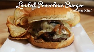 Loaded Provolone Burger [upl. by Rebmik]