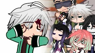 Hashiras react to Tanjiro tries on the Hashiras hair color [upl. by Clerissa]