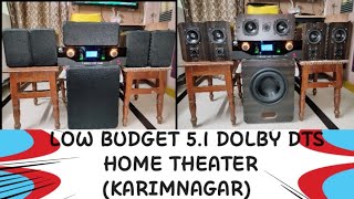 51 DOLBY DTS HOME THEATER From KARIMNAGAR HampS AUDIO [upl. by Fremont]