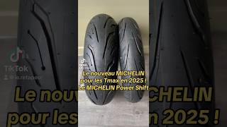 Le nouveau pneu de Tmax pour 2025  Le Michelin Power shift  Vivement sa sortie 🛵💨🙂 [upl. by Zug]