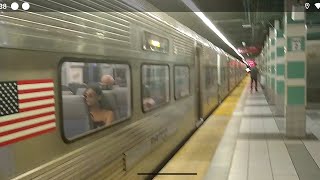 PATCO High Speed Line Westbound Local Train Ride from Lindenwold NJ to 8thMarket Streets PA [upl. by Aenej131]