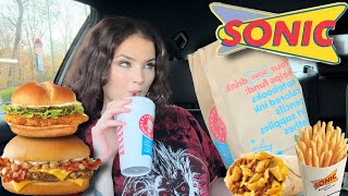 Trying Sonic Items I’ve NEVER TRIED Before Mukbang [upl. by Alanna]