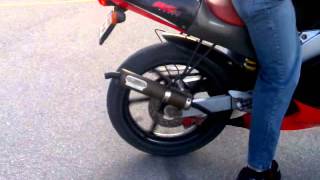 Aprilia rs 50 burnout [upl. by Lenor312]