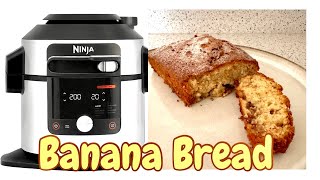 Delicious Airfryer Banana Bread made in the Ninja Foodi Max 15 in 1 [upl. by Kahaleel229]