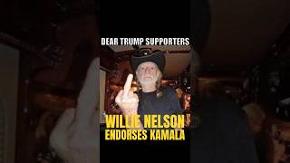 Willie Nelson ENDORSES Kamala Harris [upl. by Nonac]