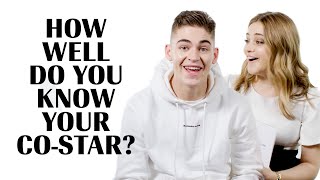 Josephine Langford and Hero FiennesTiffin Play How Well Do You Know Your CoStar  Marie Claire [upl. by Yssirhc]