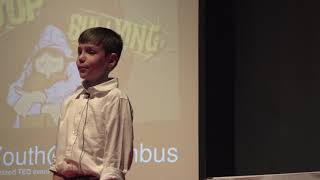 I Am a Kid with Aspergers  Maddox Veisz  TEDxYouthColumbus [upl. by Allehcim]