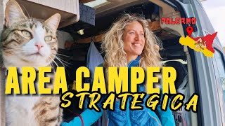 AREA CAMPER a PALERMO🚐 il tuo punto di partenza per visitare la città [upl. by Naoj]