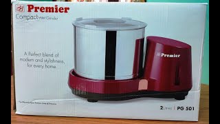 Premier Compact Wet Grinder 200 Watts Gear Driven PG 501 2Ltr [upl. by Cid668]