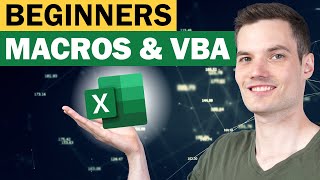 Excel Macros amp VBA  Tutorial for Beginners [upl. by Dannel819]