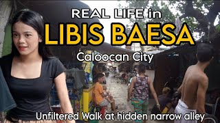 UNFETTERED WALK AT HIDDEN NARROW ALLEYLIBIS BAESA CALOOCAN CITY [upl. by Cormac897]