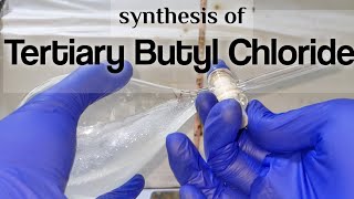 Tertiary butyl chloride  Organic Synthesis [upl. by Annairt]