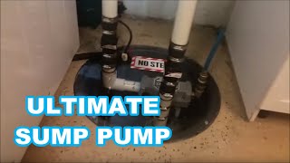 THE ULTIMATE SUMP PUMP SYSTEM Zoeller M57 and Liberty Sump Jet SJ10 [upl. by Elyr]